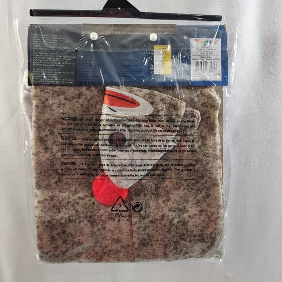 Too Cute To Spook Sock Monkey Costume Sz 12-18M By Disguise - New In Package - Picture 4 of 7